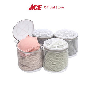 Ace - Stora Set 4 Pcs Kantung Laundry Pakaian Dalam - Putih