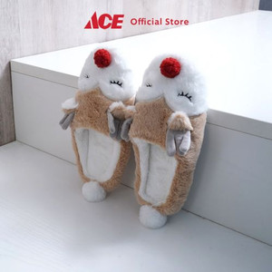 Ace - Ataru Ukuran 36/37 Sandal Rumah Reindeer - Cokelat