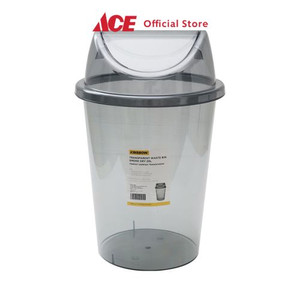 Ace - Krisbow 20 Ltr Tempat Sampah Transparan - Abu-Abu Smoke