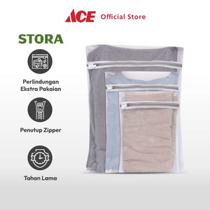 Ace - Stora Set 3 Pcs Kantung Laundry - Putih