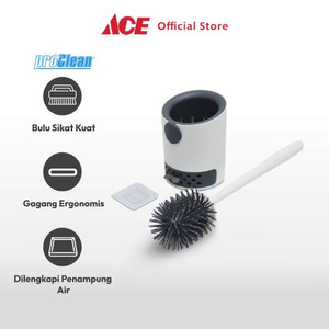 Ace - Proclean Sikat Toilet - Putih/Abu-Abu