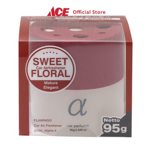 Ace - Flamingo Sweet Floral Pengharum Mobil Alpha-4 - Merah