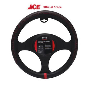 Ace - Otto Klasse Sarung Stir Mobil Hollow Sport - Hitam