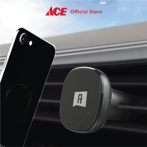 Ace - Ataru Holder Smartphone Air Vent Mobil Magnet - Hitam