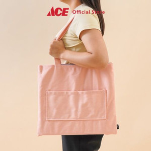 Ace - Ataru Tote Bag Canvas Reversible - Pink/Biru