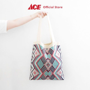 Ace - Ataru Tote Bag Rajut Tribal - Putih