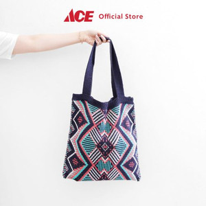 Ace - Ataru Tote Bag Rajut Tribal - Hitam