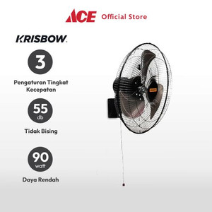 Ace - Krisbow 18 Inci Kipas Angin Dinding Industrial 90 Watt