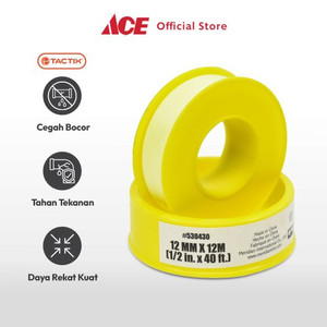 Ace - Tactix Perekat 12 Mm X 12 Mtr - Kuning