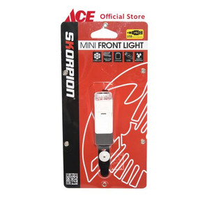 Ace - Skorpion Lampu Depan Sepeda Led Usb Afl-212 - Putih