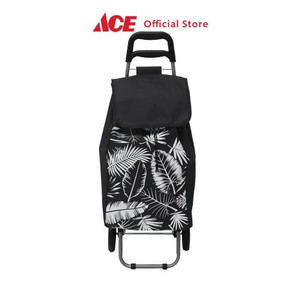 Ace - Passport Troli Belanja Lipat Palm Leave - Hitam