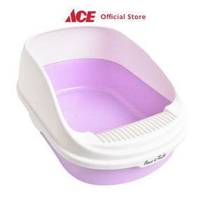 Ace - Paws N Tail Toilet Kucing Dewasa Maxi 56x39x26 Cm - Ungu