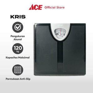 Ace - Kris Timbangan Badan Mekanik 120 Kg - Hitam