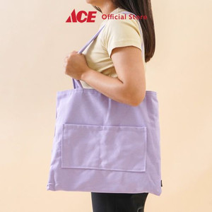 Ace - Ataru Tote Bag Canvas Reversible - Ungu/Hijau