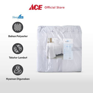 Ace Sleeplite 150X200 cm Selimut Polyester Ultrasonic - Abu-Abu Muda