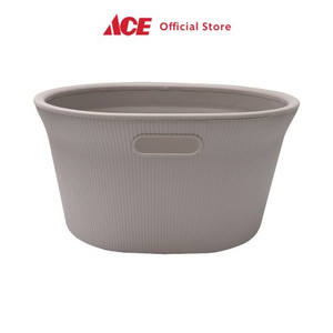 Ace - Tatay 35 Ltr Baobab Keranjang Laundry Oval - Cokelat Taupe