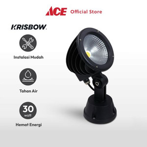 Ace - Krisbow Paka Lampu Taman Single Spike 30 Watt 3000k