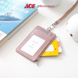 Ace - Ataru Holder Id Card Dengan Resleting - Rose Gold