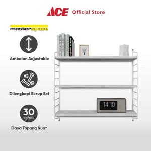 Ace - Masterspace Rak Dinding 3 Tingkat Wss-3l - Putih