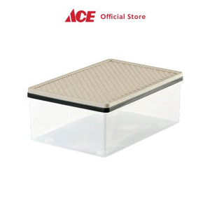 Ace - Dkw 20.4X30.9X 12.4 Cm Kotak Penyimpanan Dengan Tutup - Krem