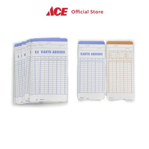 Ace - Set Kartu Absensi 100 Pcs