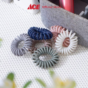 Ace - Ataru Set 6 Pcs Ikat Rambut Spiral Mini