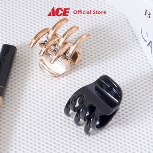 Ace - Ataru Set 2 Pcs Jepit Rambut - Hitam/Gold