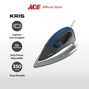 Ace - Kris Setrika Trylon Plate 350 Watt - Biru