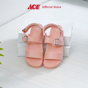 Ace - Ataru Ukuran 38 Sandal Wanita Double Strap - Pink