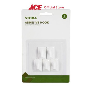 Ace - Stora Set 5 Pcs Gantungan Serbaguna Permanen Mini - Putih