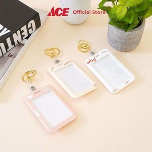 Ace - Ataru Holder Id Card Dengan Key Chain 3d Girl