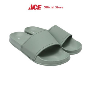 Ace - Ataru Ukuran 37 Sandal Simple Slides - Hijau Dusty