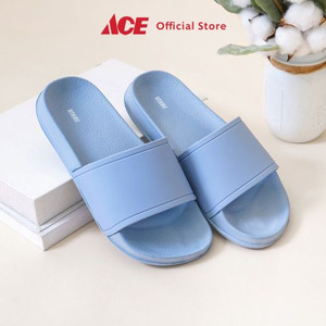 Ace - Ataru Ukuran 43 Sandal Simple Slides - Biru Dusty