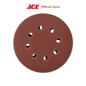 Ace - Tactix Pad Amplas Untuk Mesin Amplas 80 Grit 125mm 10 Pcs