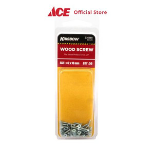 Ace - Krisbow Sekrup Dinding 2.1x10 Mm 50 Pcs