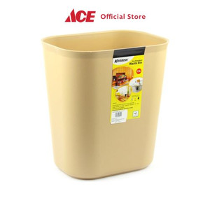 Ace - Krisbow 15 Ltr Tempat Sampah Plastik Tahan Api Gx-003b - Krem