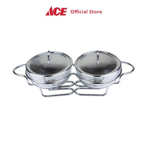 ACE - Delicia 1.5 Ltr Set 2 Pcs Penghangat Makanan Oval