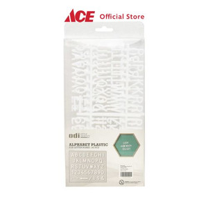 Ace - Odi Huruf & Angka Alfabet Untuk Papan Buletin 145 Pcs