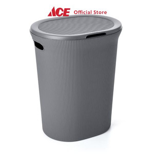 Ace - Tatay 40 Ltr Baobab Keranjang Laundry Dengan Tutup - Abu-Abu