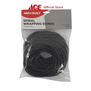 Ace - Maxb Pelapis Kabel Spiral Xls-08 - Hitam