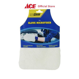 Ace - Sarung Tangan Pembersih Microfiber - Putih