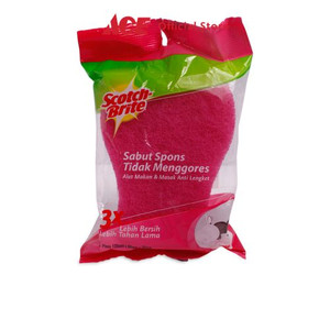 Ace - Scotch Brite Sabut Spons Anti Gores - Pink