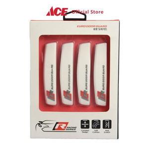 Ace - Euro Pelindung Pintu Mobil 4 Pcs - Putih