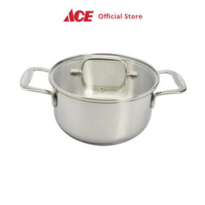 ACE - Culinart 18 Cm Panci Casserole Tutup Kaca