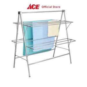 Ace - Stora 196X130X182 Cm Jemuran Baju Lipat - Silver