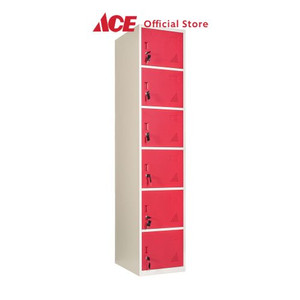 Ace - Masterspace Loker 6 Pintu - Merah