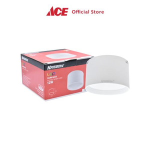 Ace - Krisbow Lampu Downlight Led 12 Watt 4000K - Putih