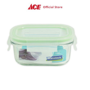 Ace - Glasslock 150 Ml Wadah Makanan - Hijau