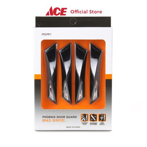 Ace - Set Pelindung Pintu Mobil Phoenix 4 Pcs - Hitam