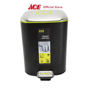 Ace - Eko Tempat Sampah Pedal Regent 6 Ltr - Hitam